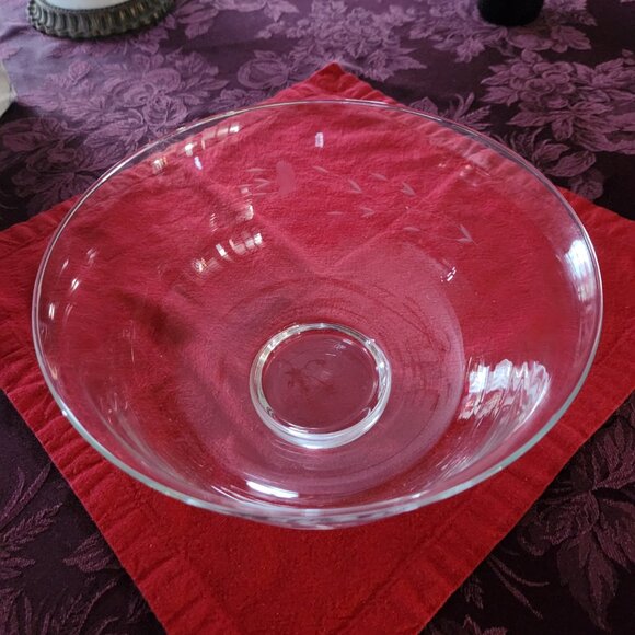 PRINCESS HOUSE HERITAGE REVERE BOWL 10" 441 Centerpiece Salad Serving Bowl Glass - Picture 5 of 8
